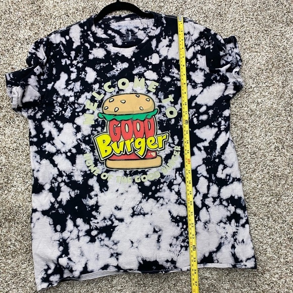 Nickelodeon GraphicT-Shirt Welcome to Good Burger  Tie Dye Short Sleeve sz Large - Picture 6 of 12
